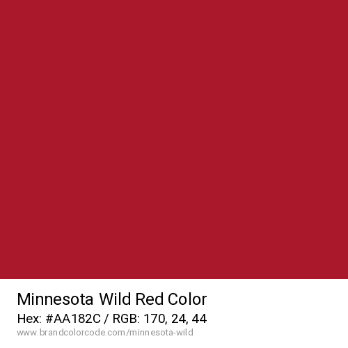 Minnesota Wild's Red color solid image preview