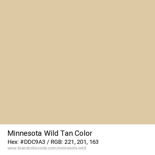 Minnesota Wild's Tan color solid image preview