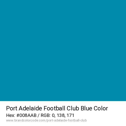 Port Adelaide Football Club's Teal color solid image preview