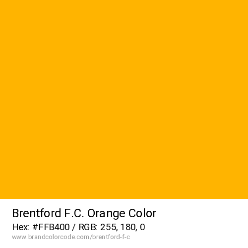 Brentford F.C.'s Orange color solid image preview