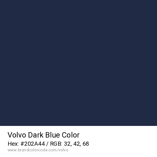 Volvo's Dark Blue color solid image preview