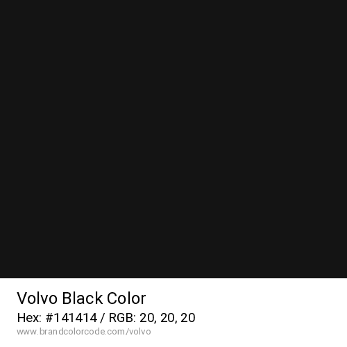 Volvo's Black color solid image preview