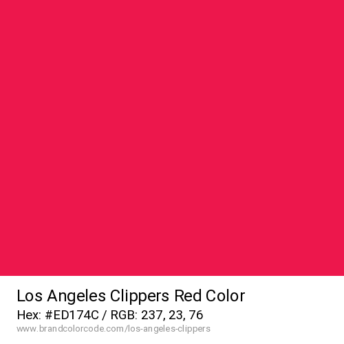 Los Angeles Clippers's Red color solid image preview