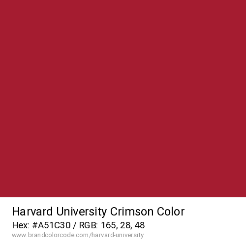 Harvard University's Crimson color solid image preview