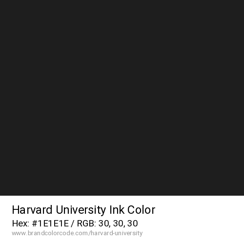 Harvard University's Ink color solid image preview