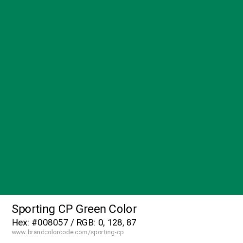 Sporting CP's Green color solid image preview
