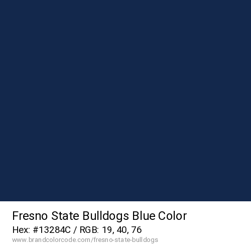 Fresno State Bulldogs's Blue color solid image preview
