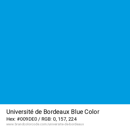 Université de Bordeaux's Blue color solid image preview