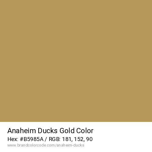 Anaheim Ducks's Gold color solid image preview