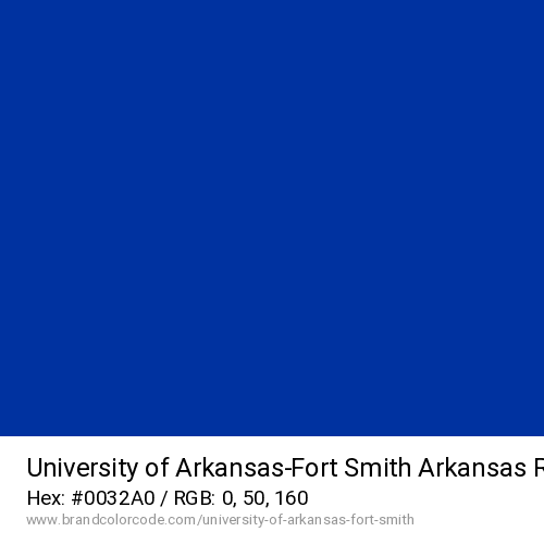 University of Arkansas–Fort Smith's Arkansas River color solid image preview