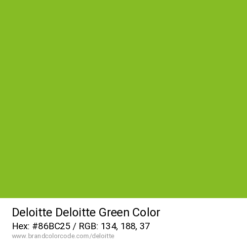 Deloitte's Deloitte Green color solid image preview
