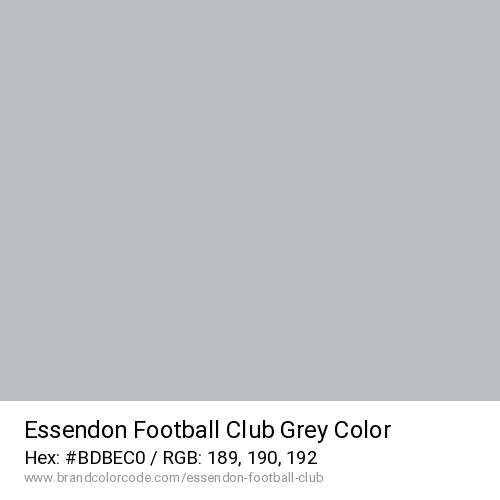 Essendon Football Club's Grey color solid image preview