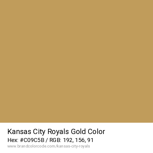 Kansas City Royals's Gold color solid image preview