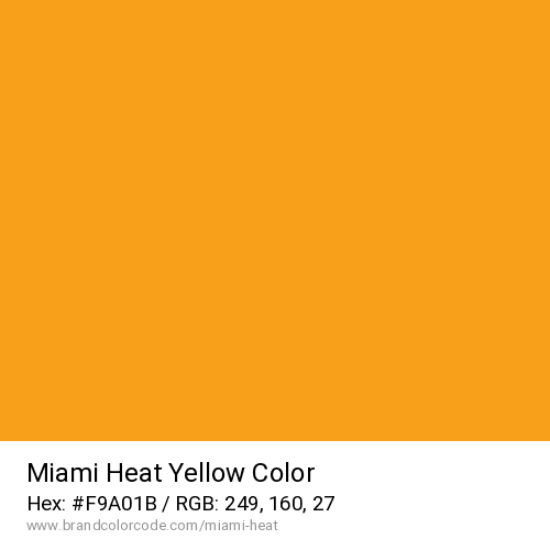 Miami Heat's Yellow color solid image preview