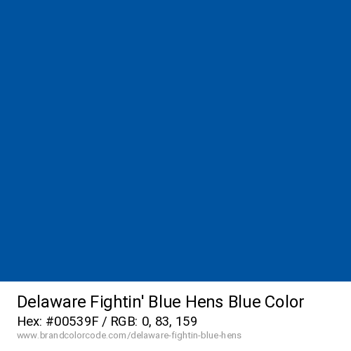 Delaware Fightin’ Blue Hens's Blue color solid image preview