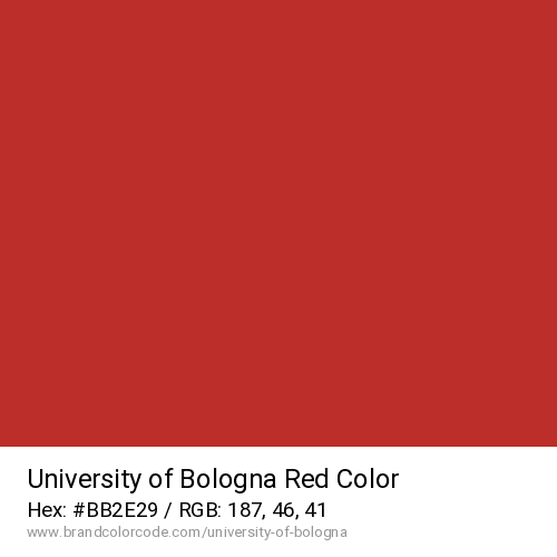University of Bologna's Red color solid image preview