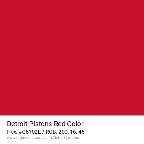 Detroit Pistons's Red color solid image preview