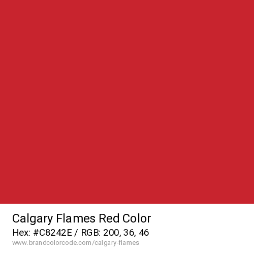 Calgary Flames's Red color solid image preview