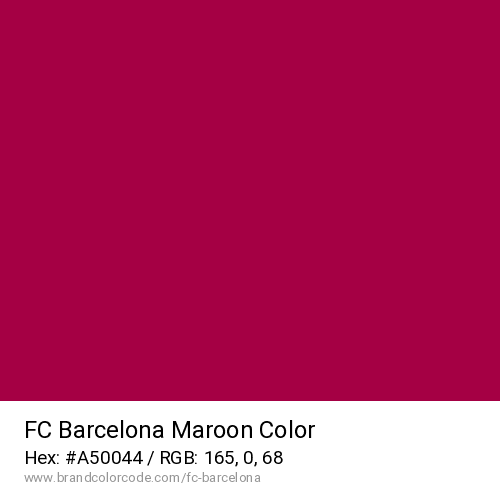 FC Barcelona's Maroon color solid image preview
