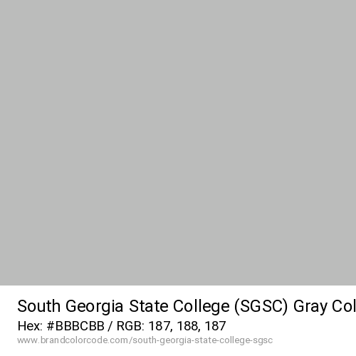 South Georgia State College (SGSC)'s Gray color solid image preview
