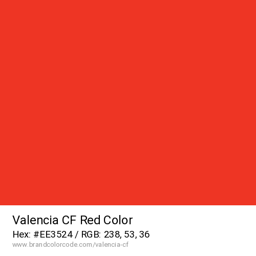 Valencia CF's Red color solid image preview