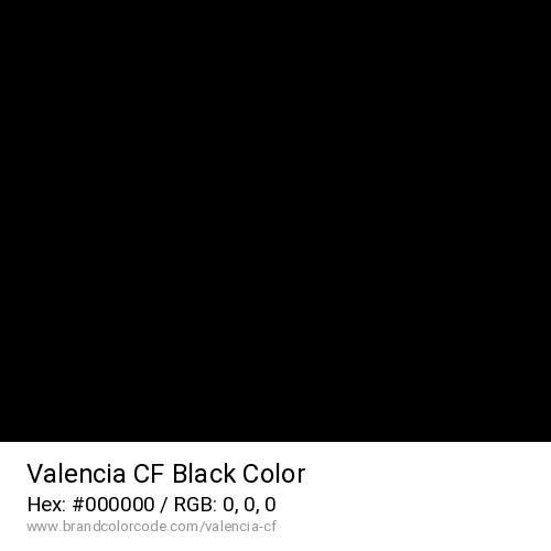 Valencia CF's Black color solid image preview