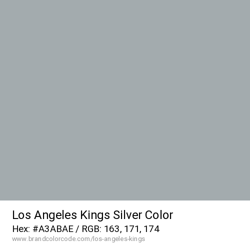 Los Angeles Kings's Silver color solid image preview