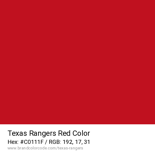 Texas Rangers's Red color solid image preview