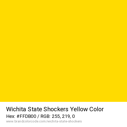 Wichita State Shockers's Yellow color solid image preview