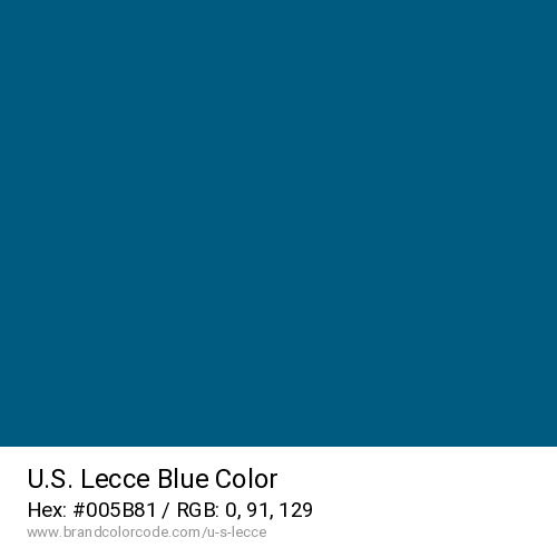 U.S. Lecce's Blue color solid image preview