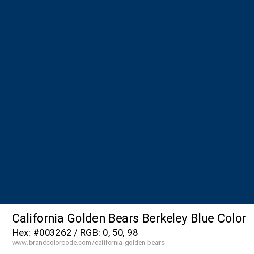 California Golden Bears's Berkeley Blue color solid image preview