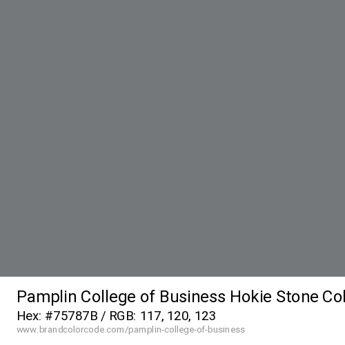 Pamplin College of Business's Hokie Stone color solid image preview