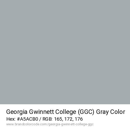 Georgia Gwinnett College (GGC)'s Gray color solid image preview