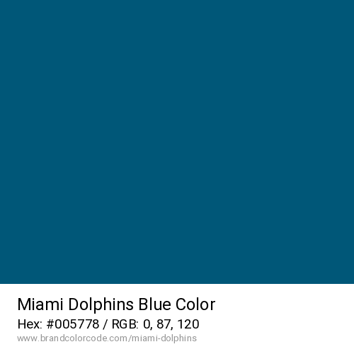 Miami Dolphins's Blue color solid image preview