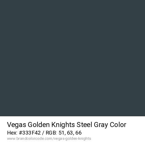 Vegas Golden Knights's Steel Gray color solid image preview