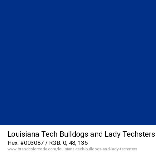Louisiana Tech Bulldogs and Lady Techsters's Blue color solid image preview