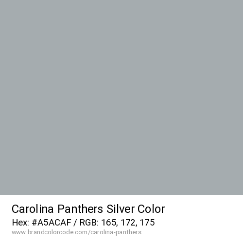 Carolina Panthers's Silver color solid image preview