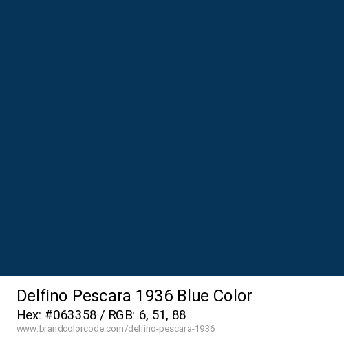 Delfino Pescara 1936's Blue color solid image preview