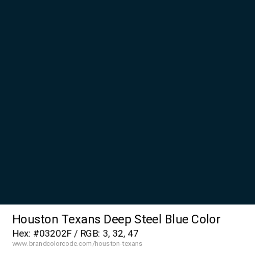 Houston Texans's Deep Steel Blue color solid image preview