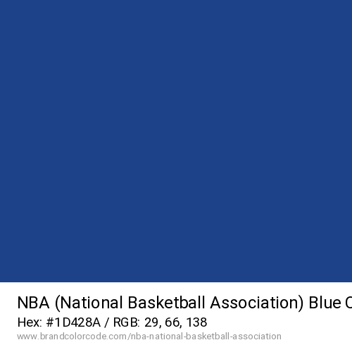 NBA (National Basketball Association)'s Blue color solid image preview