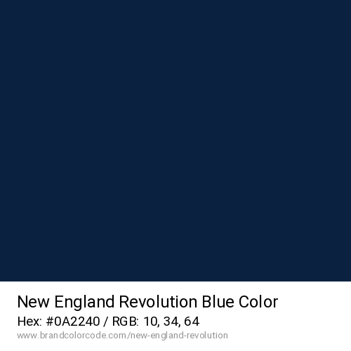 New England Revolution's Blue color solid image preview