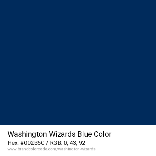Washington Wizards's Blue color solid image preview