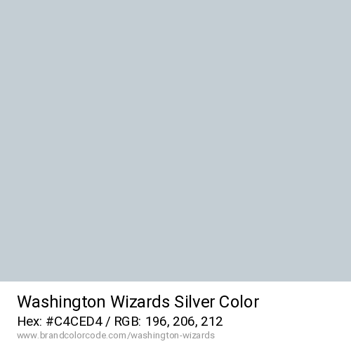 Washington Wizards's Silver color solid image preview