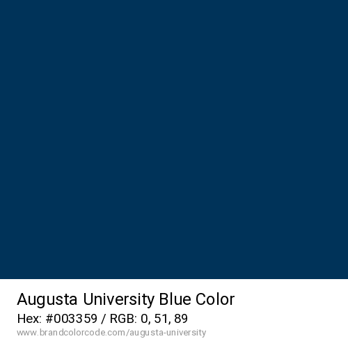 Augusta University's Blue color solid image preview