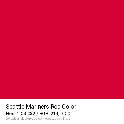 Seattle Mariners's Red color solid image preview