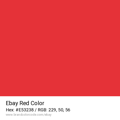 Ebay's Red color solid image preview