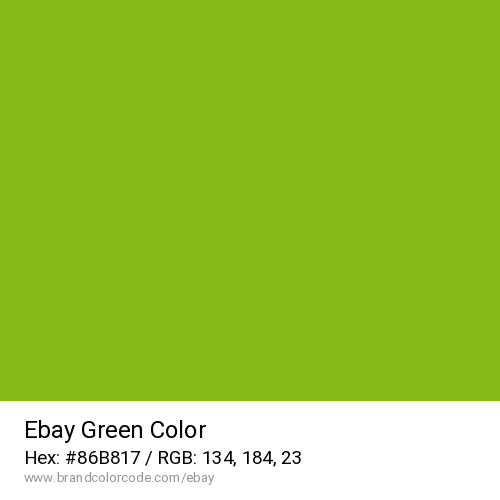 Ebay's Green color solid image preview