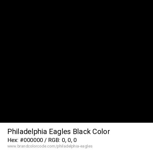 Philadelphia Eagles's Black color solid image preview