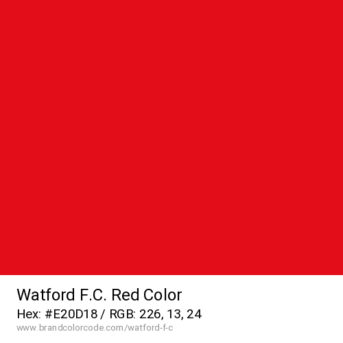 Watford F.C.'s Red color solid image preview