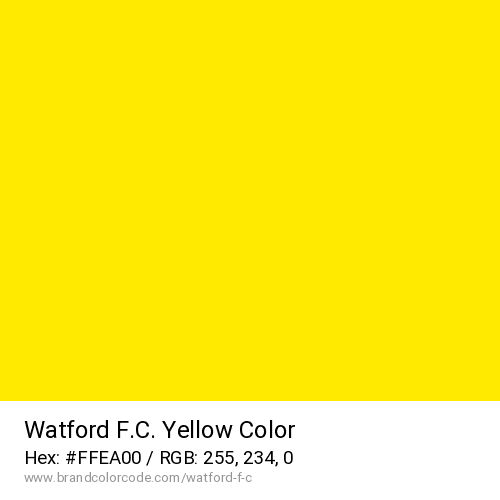 Watford F.C.'s Yellow color solid image preview